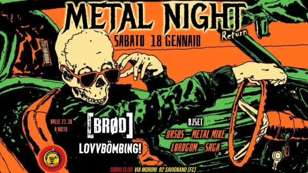 Metal Night Return | Sidro Club