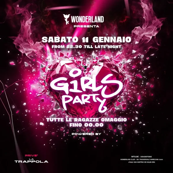 Girls Party | Wonderland Club