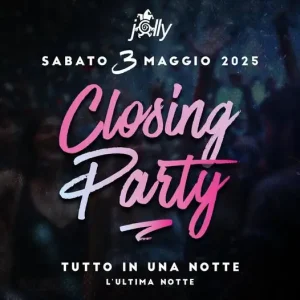 Closing Party | Jolly Novafeltria