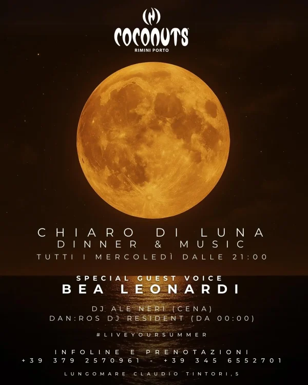 Chiaro Di Luna | Coconuts Rimini