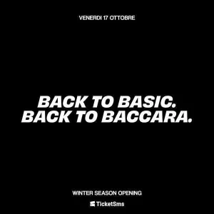 Back to basic | Baccara