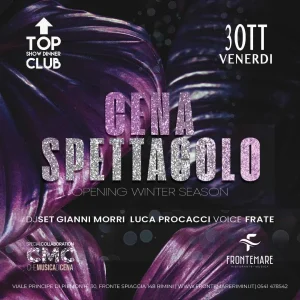 Top Show Dinner | Frontemare Rimini