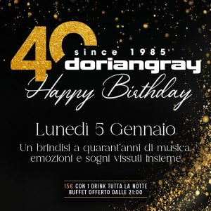 Happy birthday Dorian Gray - 40 anniversario | Dorian Gray