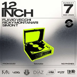 12 INCH @ Spazio Diaz 07 Dicembre 2025 | Spazio Diaz