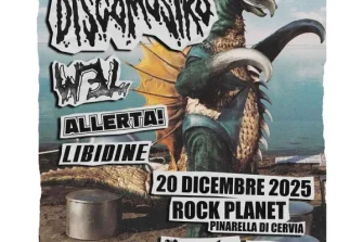 DISCOMOSTRO + WEL + Allerta + Libidine Rock Planet 20 Dicembre 2025 | Rock Planet