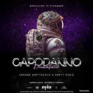 Mercoledì 31 Dicembre • Capodanno 2026 • Cenone Spettacolo e Party by Me Encanta | Miu disco dinner