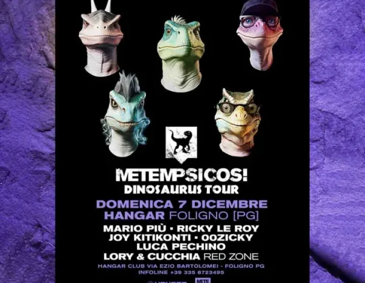 METEMPSICOSI Dinosauri Tour @ HANGAR   HANGAR