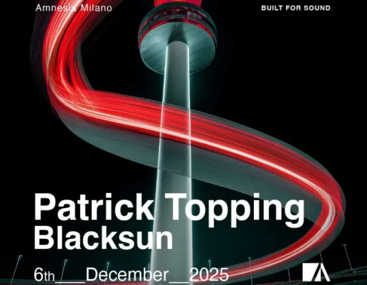 PATRICK TOPPING + BLACKSUN @ Amnesia 06 Dicembre 2025   Amnesia