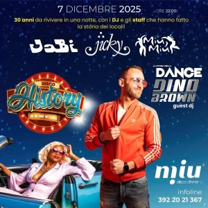 Remember Jabi - Jicky - Miumiu w/ Special guest Dino Brown @ Miu Disco 07 Dicembre 2025 | Miu disco dinner