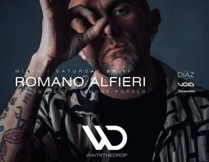 Wait4thedrop   ROMANO ALFIERI @ Spazio Diaz 29 Novembre 2025 