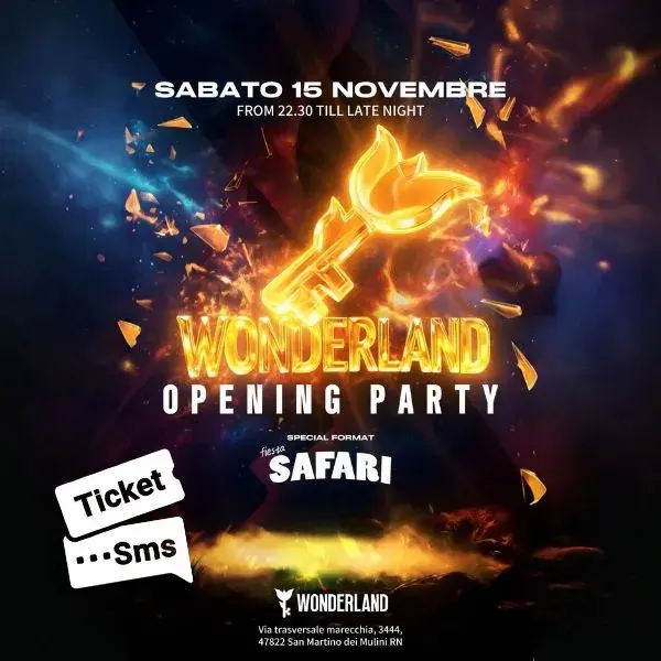 Safari Opening Party | Wonderland Club