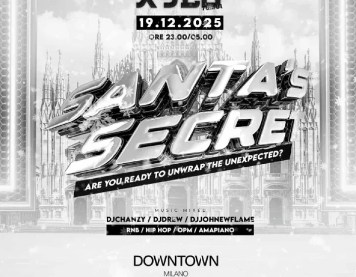 XYLO - SANTA'S SECRET @ Downtown 19 Dicembre 2025   Downtown