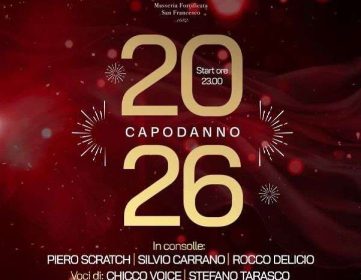 Capodanno 2026   Masseria Fortificata San Francesco