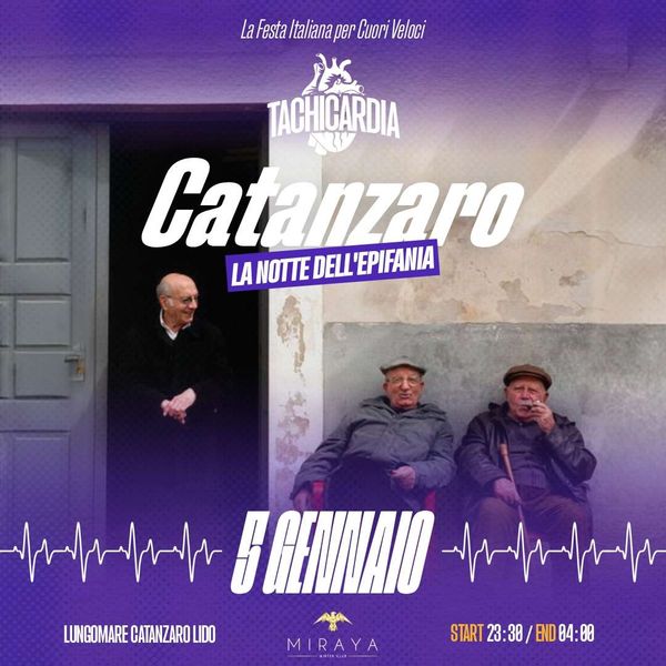 Tachicardia - La notte dell'epifania | Miraya Winter Club