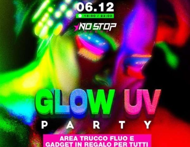 Glow Uv Party - No Stop Event   Glass Globe