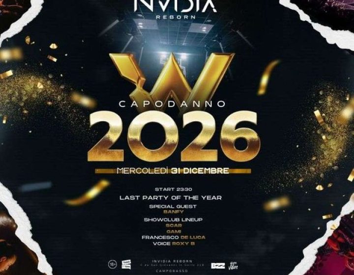 Capodanno 2026 Last Party Of The Year   Invidia Reborn