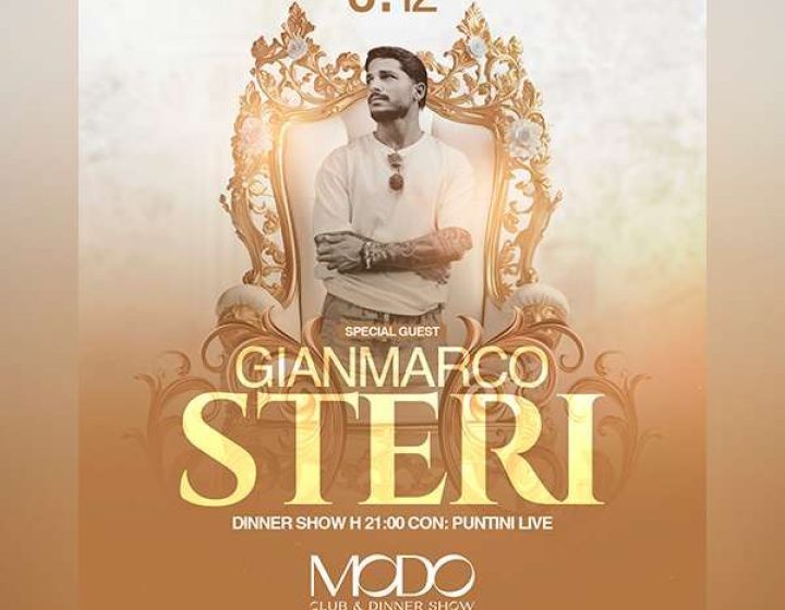 Feeling Modo con Guest: Gianmarco Steri   Modo Club & Dinner show