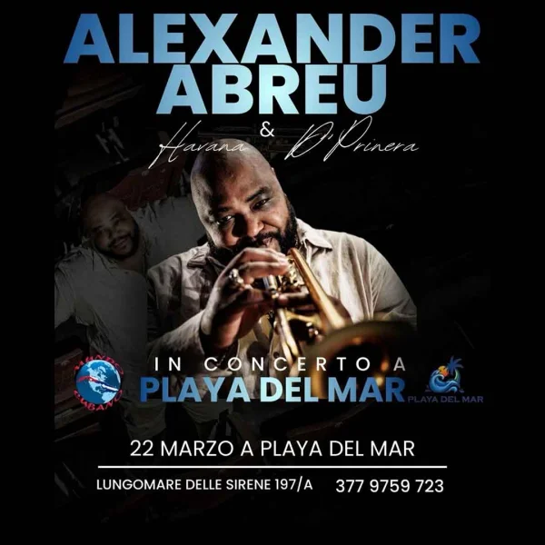ALEXANDER ABREU in concerto @ PLAYA DEL MAR | PLAYA DEL MAR