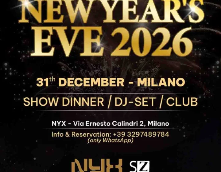 Capodanno 2026 NYX   Nyx Milano