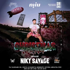 Christmas Miu Festival | Venerdì 26.12.2025 | Special Guest : Niky Savage | Miu disco dinner