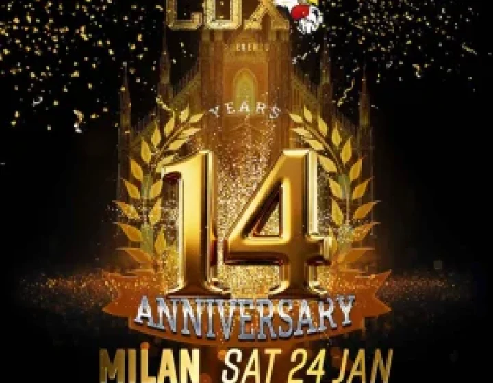 COX 14 YEARS ANNIVERSARY @ LIME MILANO   LIME Milano