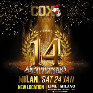 COX 14 YEARS ANNIVERSARY @ LIME MILANO | LIME Milano