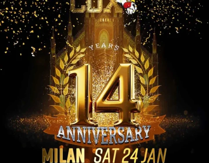COX 14 YEARS ANNIVERSARY @ LIME MILANO   LIME Milano