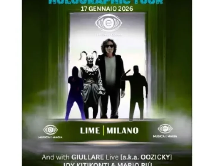 MUSICA & MAGIA Memorial Franchino Holographic Tour @ Lime Milano   LIME Milano