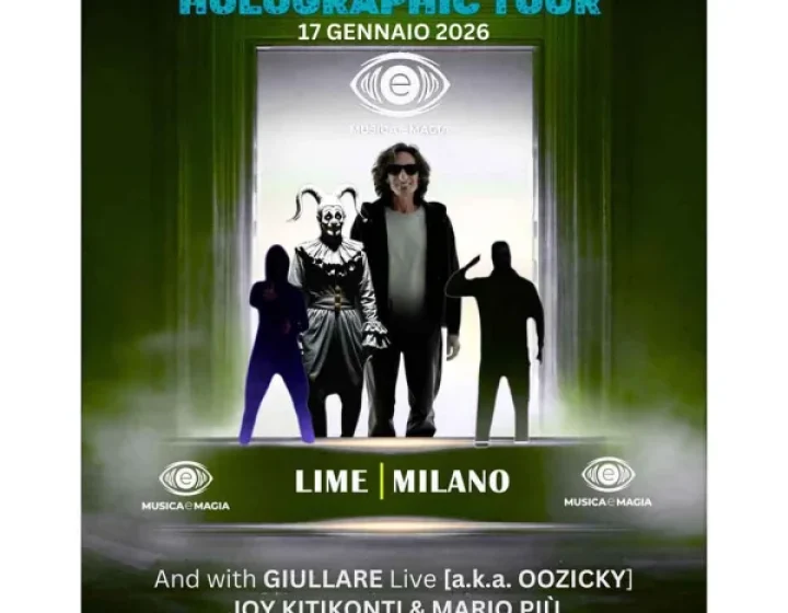 MUSICA & MAGIA Memorial Franchino Holographic Tour @ Lime Milano   LIME Milano