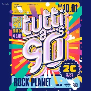 TUTTI A 90'S | Rock Planet