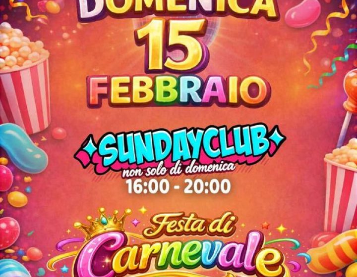 Sunday Club – Festa di Carnevale!   Controsenso Club