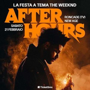 After Hours - La Festa a tema The Weeknd | NEW AGE CLUB
