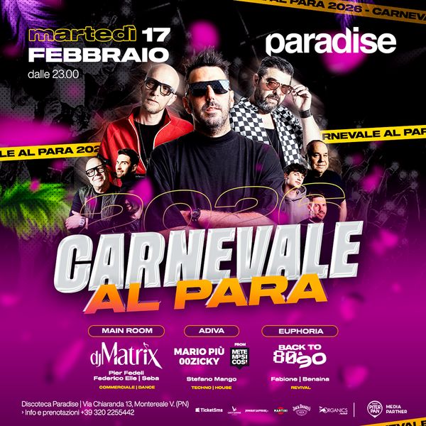 Carnevale Al Para 2026 | Paradise