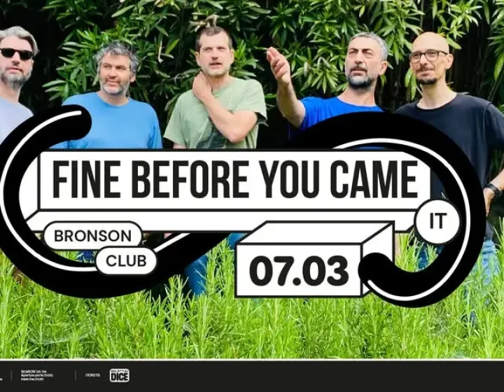 Fine Before you Came   Bronson Club