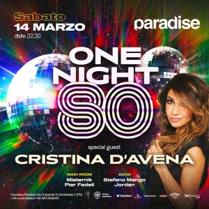 One Night 80 - Cristina D'Avena | Paradise