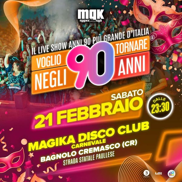 Voglio tornare negli anni 90 | Magika disco club