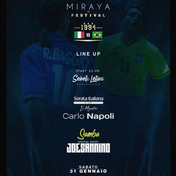 MIRAYA In Festival - Carlo Napoli - Joe Sannino | Miraya Winter Club