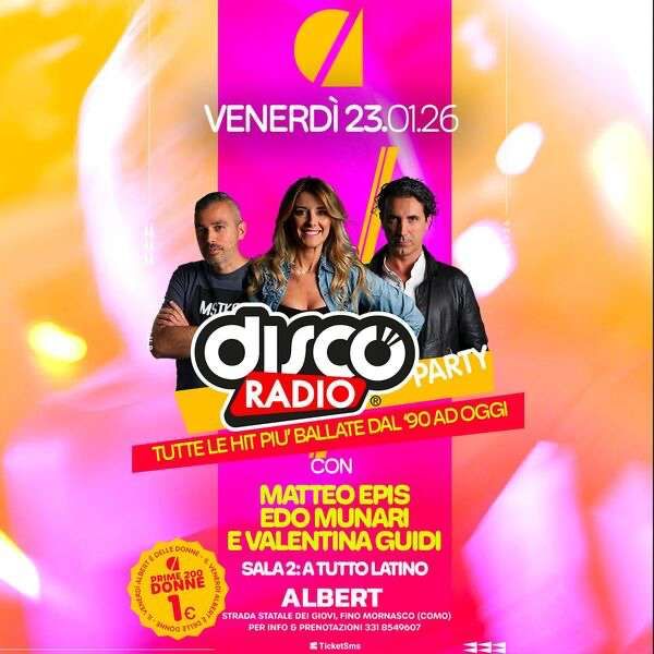 Discoradio Party - Como | Albert Club