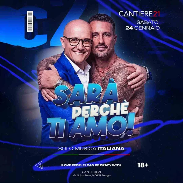 SARÀ PERCHÈ TI AMO | Cantiere 21