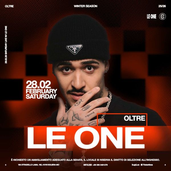 OLTRE • LE ONE • Sabato 28 febbraio | Oltre Club