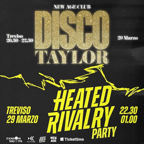 Disco Taylor + Heated Rivalry Party | NEW AGE CLUB