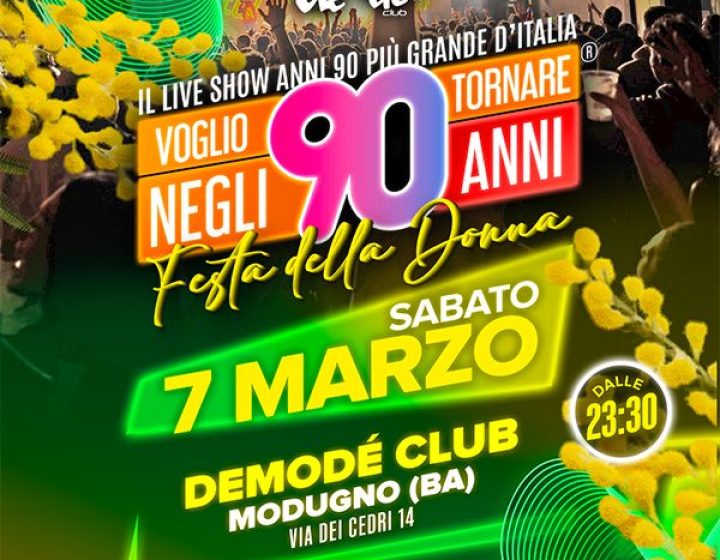 Voglio Tornare Negli Anni 90   Demode Club