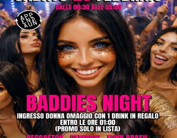 Baddies Night   Appendaun Club