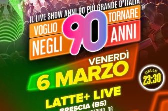 Voglio Tornare Negli Anni 90 | Lattepiù live