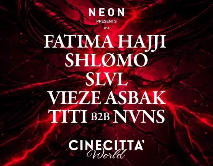 FATIMA HAJJI - SHLOMO - SLVL - VIEZE ASBAK - TITI b2b NVNS   Palastudio Cinecittà World