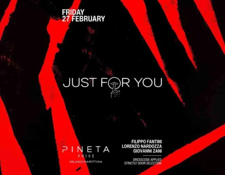 JUST FOR YOU   Pineta Club Milano Marittima