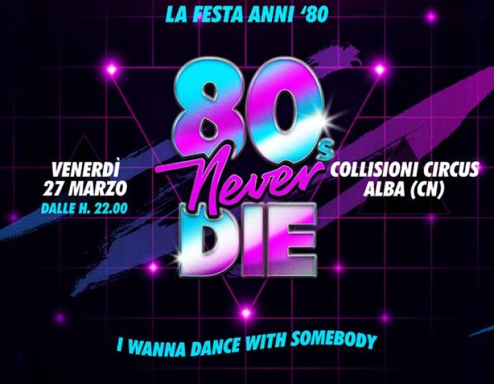 80s Never Die - La Festa Anni 80 Più Grande D’Italia   Collisioni Rock Circus