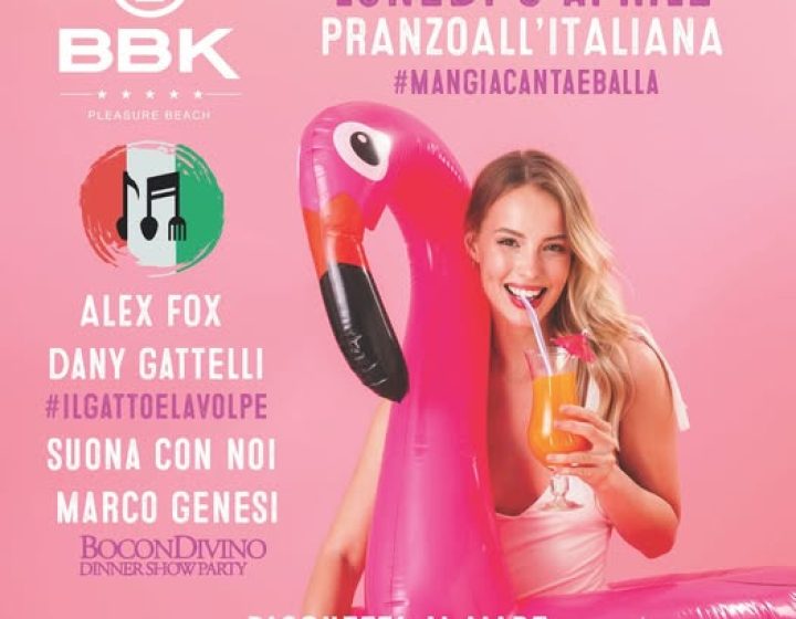 PASQUETTA AL MARE PRANZO ALL'ITALIANA BBK Pleasure Beach