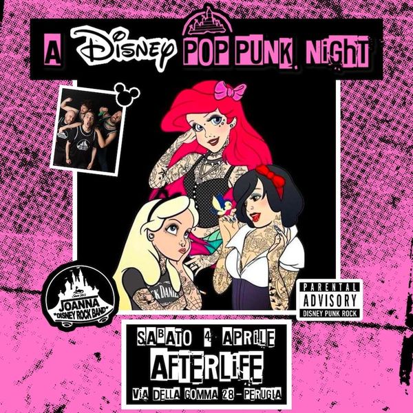 Joanna - A Disney Pop Punk Night | Afterlife live club - sala concerto