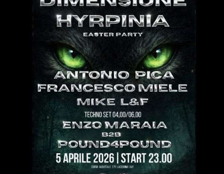 EASTER PARTY DIMENSIONE HYRPINIA   Teatro lacedonia
